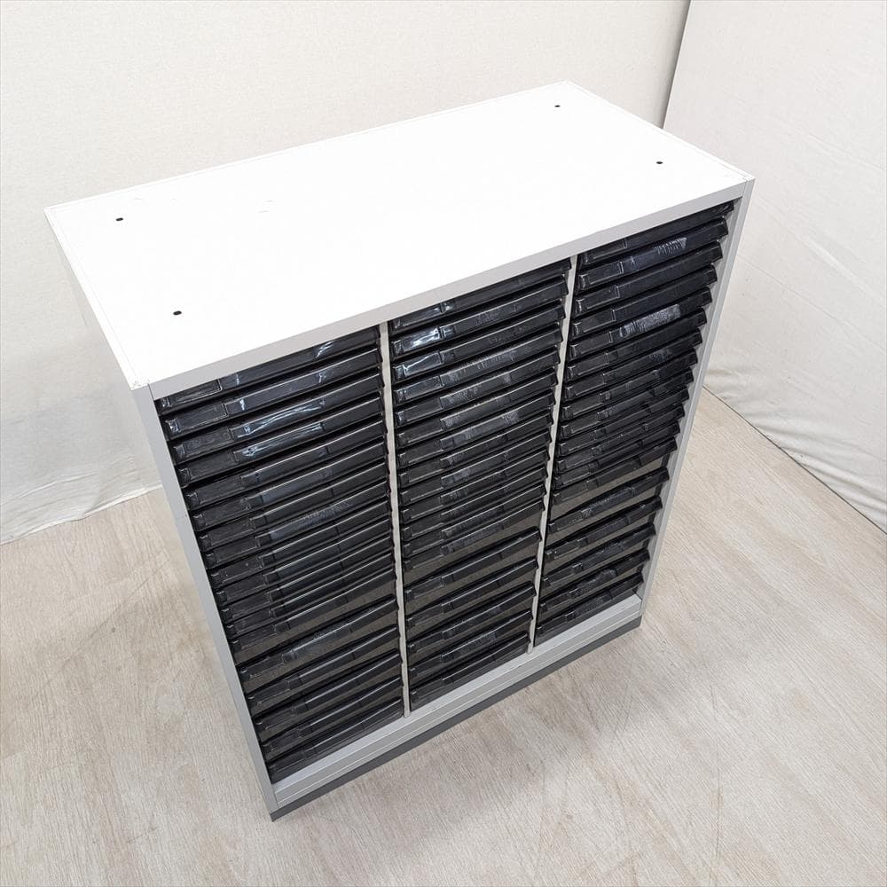 UCHIDA レターケース キャビネット 書類ケース 書類入れ クリアケース