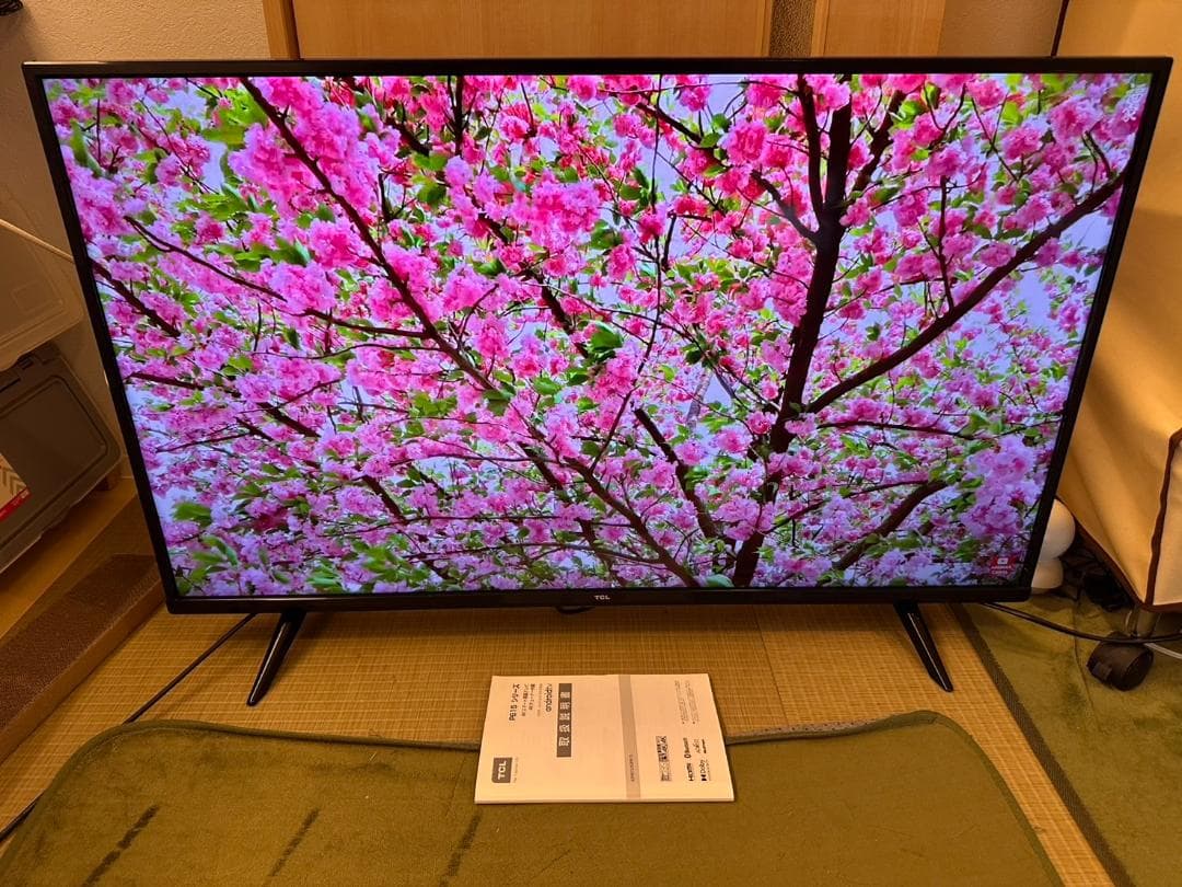 4K対応 スマートテレビ！TCL 43P615 43型 アプリ内蔵式 極美品！ 超美