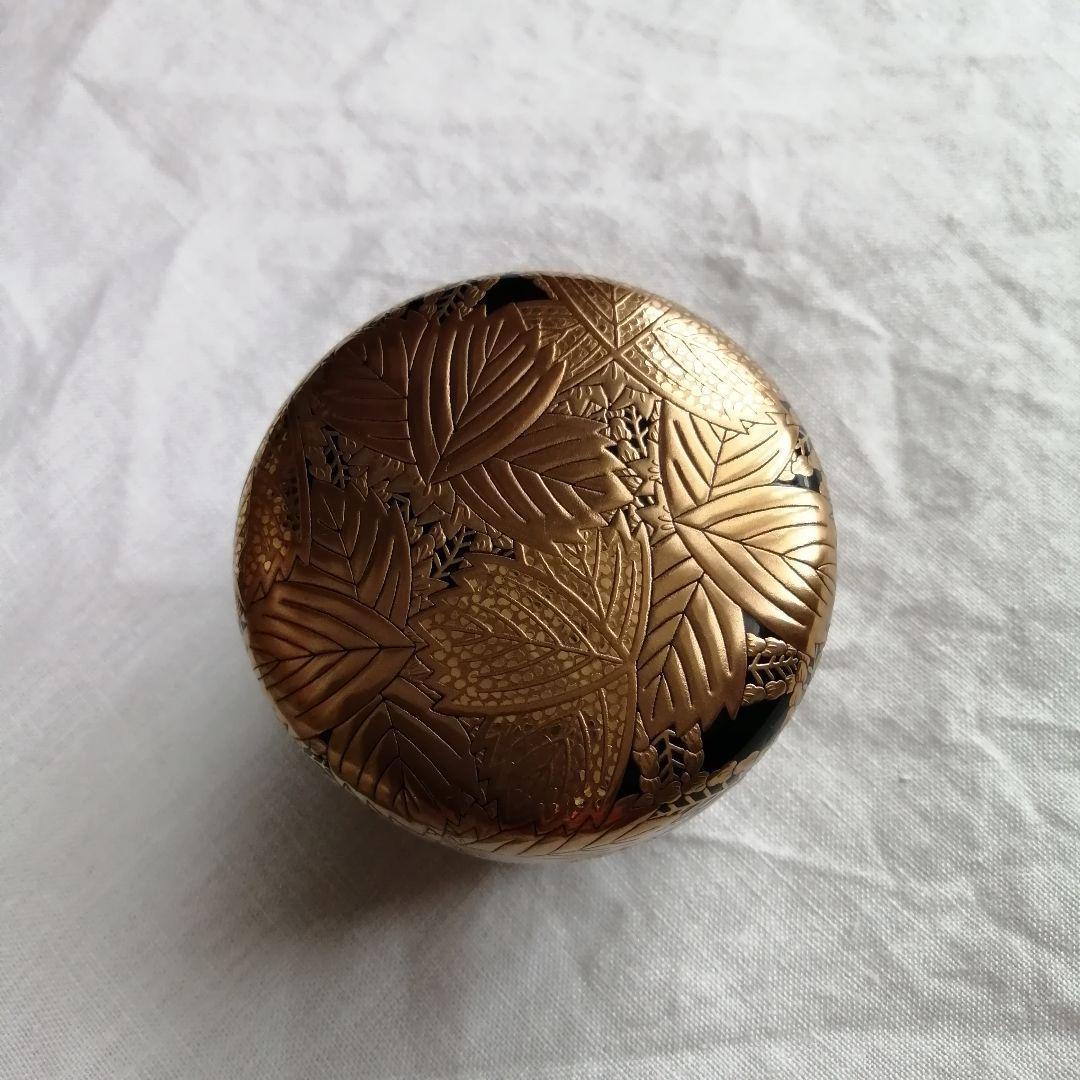 大棗一后一兆作桐蒔絵鵬雲斎の花押付き