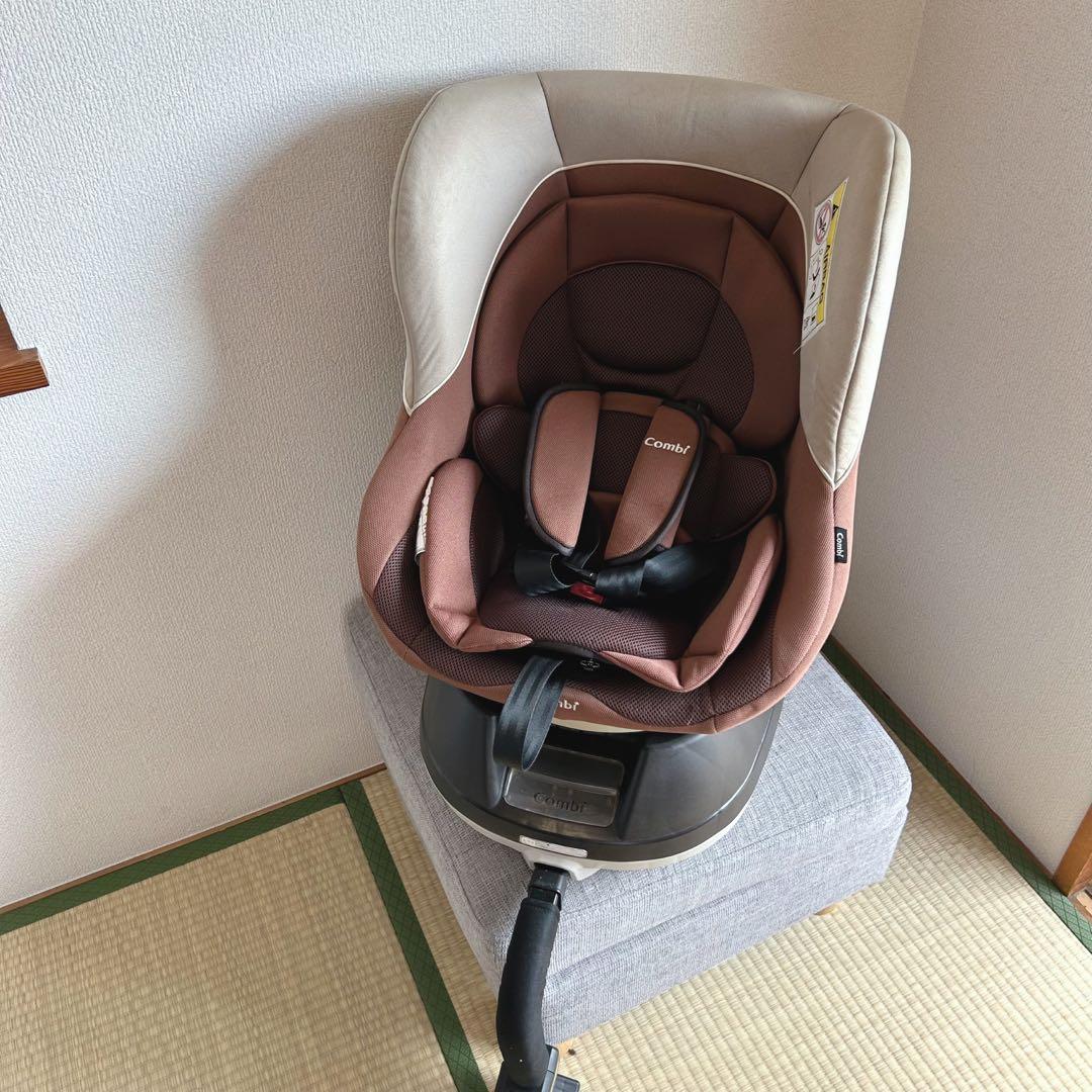 極美品】combi コンビ チャイルドシート ネセルターン リミテッド 茶色