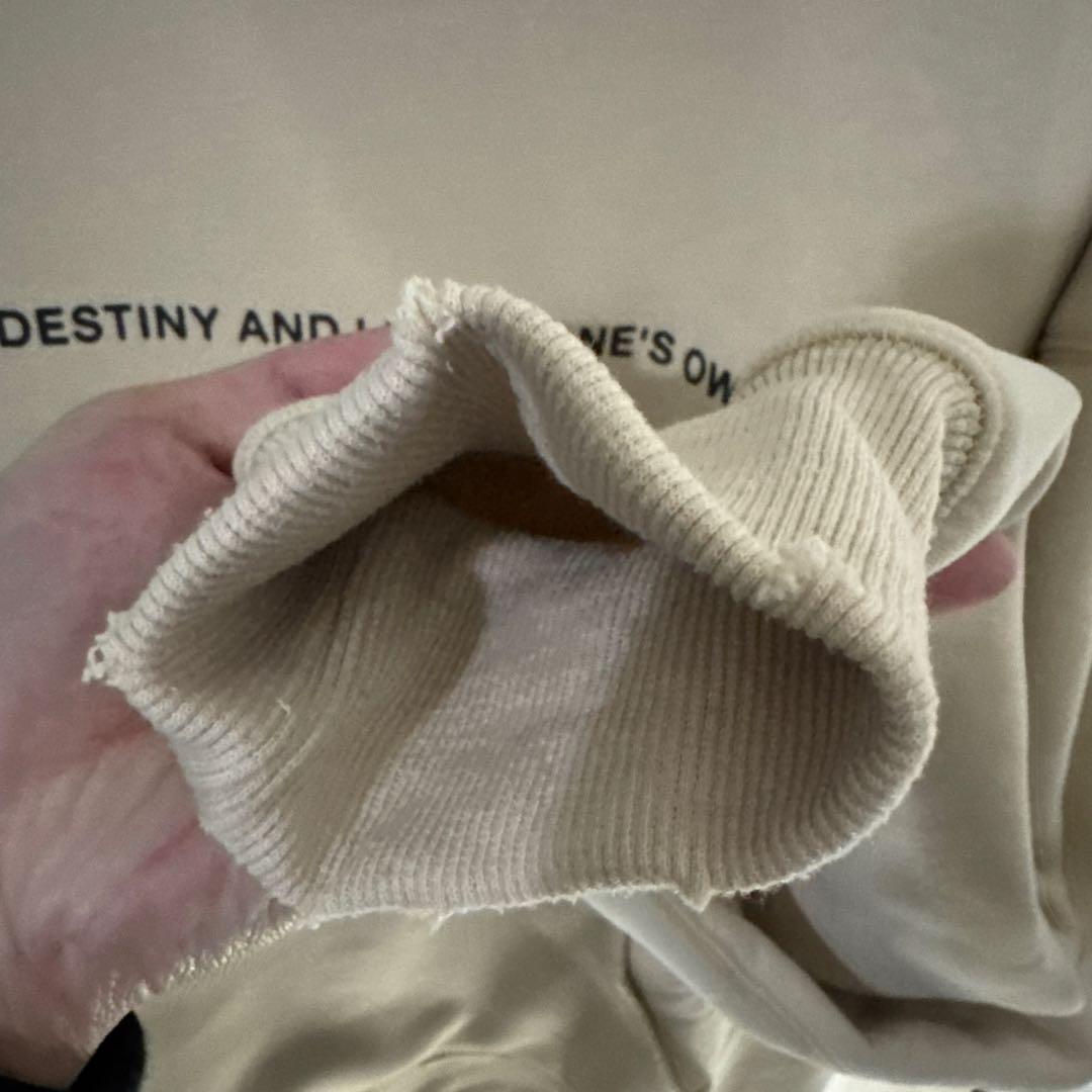 RULE THE TATE ベージュ パーカー サイズ2