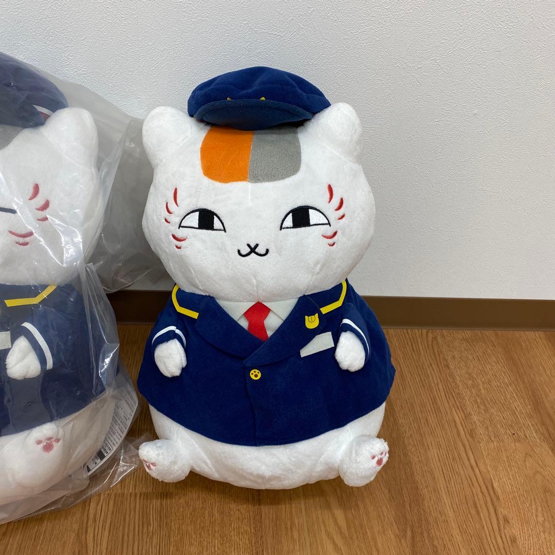夏目友人帳　ニャンコ先生駅長 ぬいぐるみ　セット