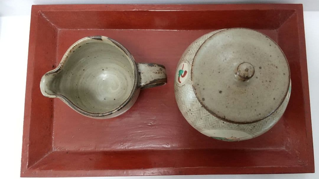 島岡達三氏の蓋物揃