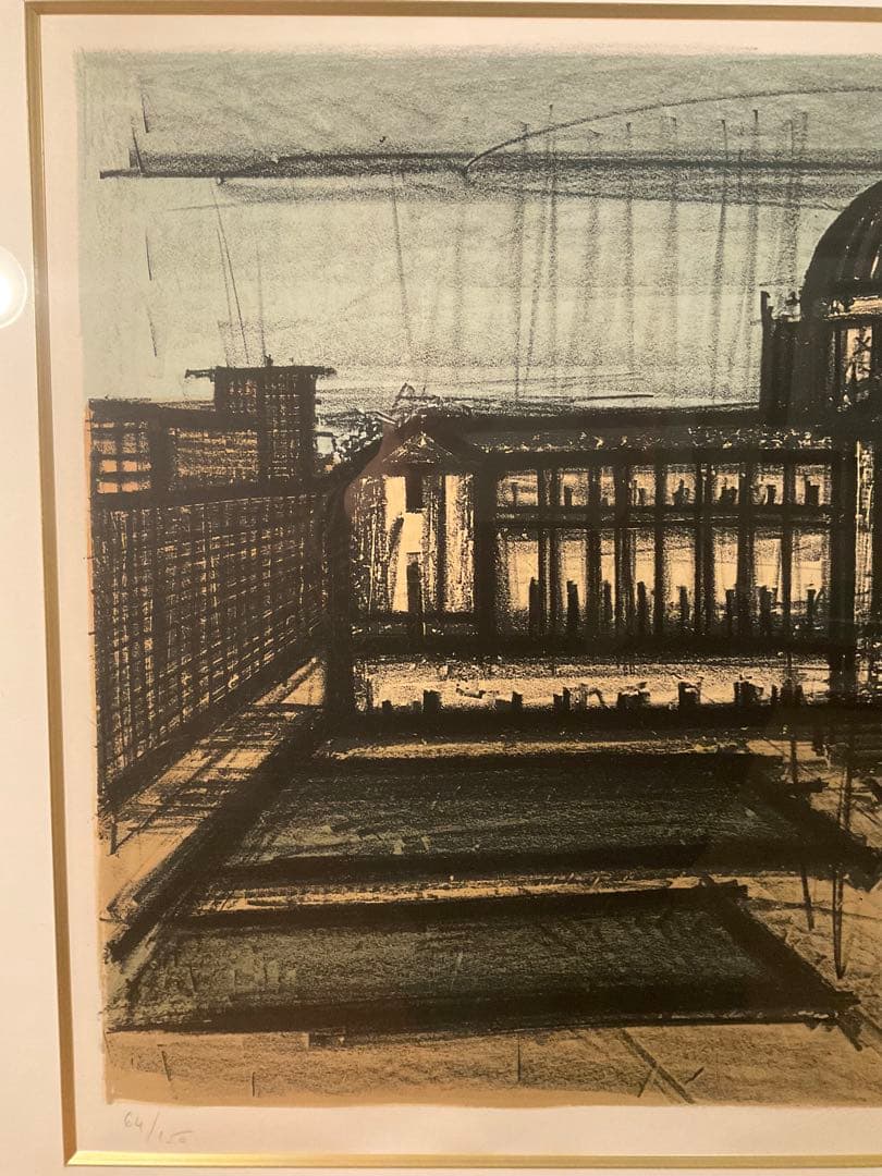 ビュッフェ 「アルバムサンフランシスコNo.3」 リトグラフ 直筆サイン有り