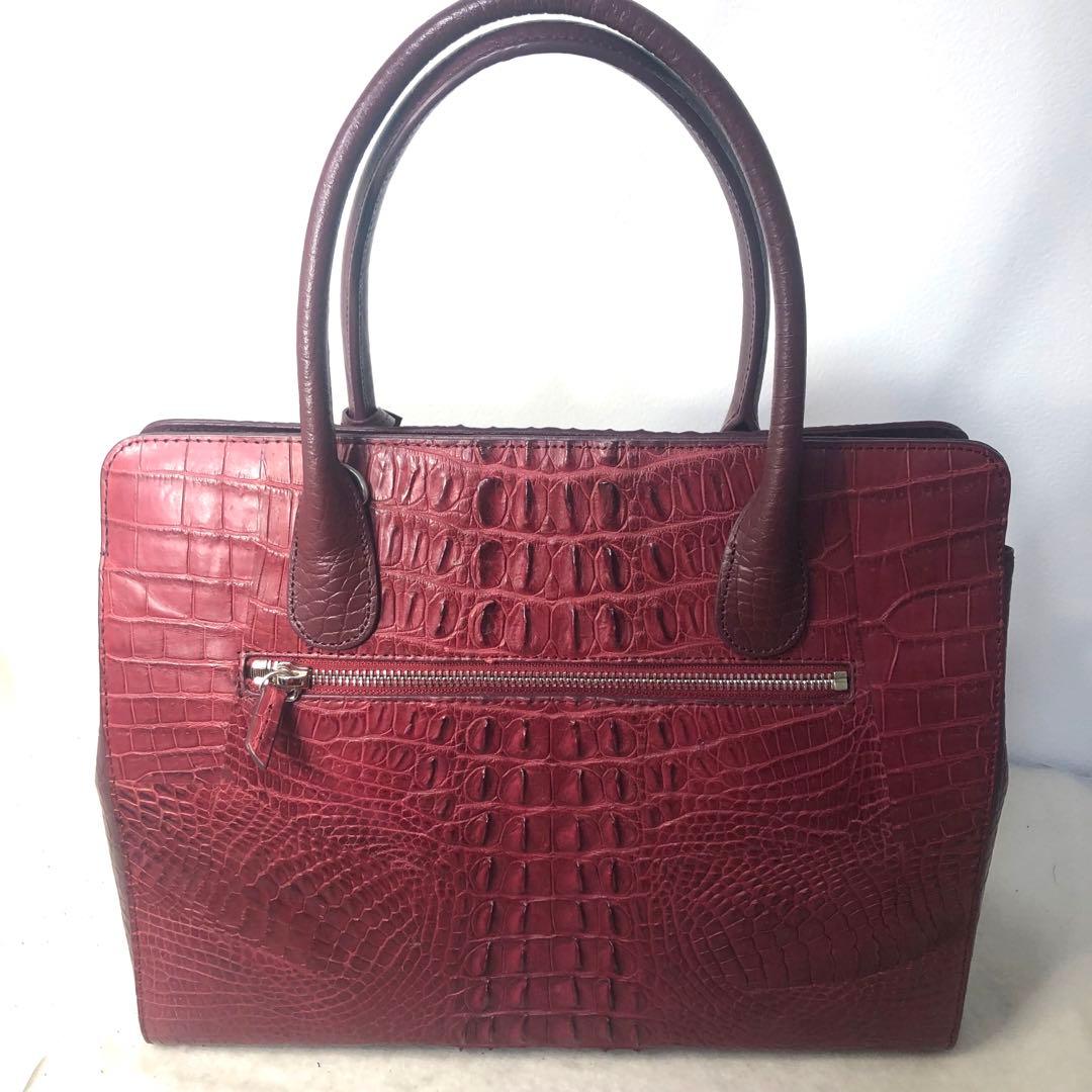 美品　RODANIA クロコダイル　2way ショルダーバッグ　ギャランティ