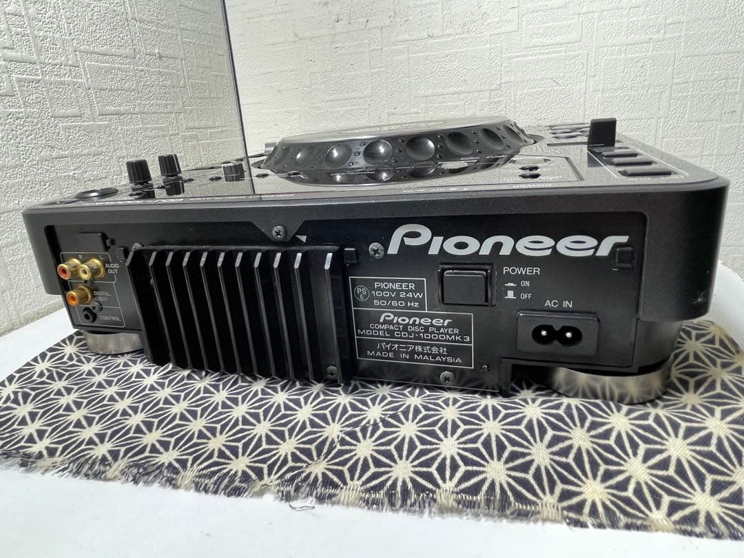 pioneer dj パイオニア CDJ-1000mk3 回転部メンテナンス