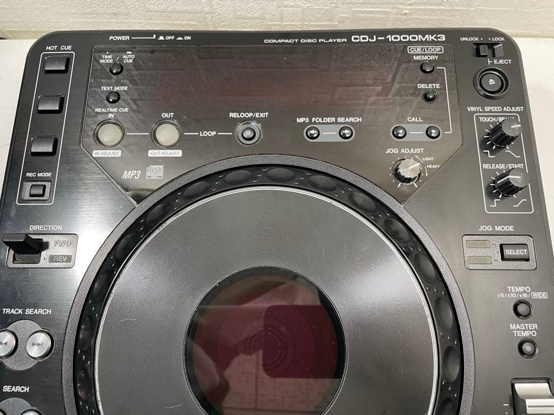 pioneer dj パイオニア CDJ-1000mk3 回転部メンテナンス