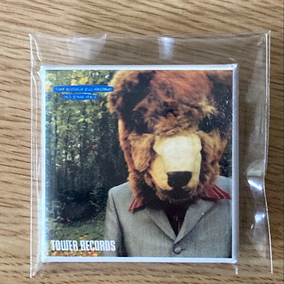 THEE MICHELLE GUN ELEPHANT スクエア缶バッジ 1st - メルカリ