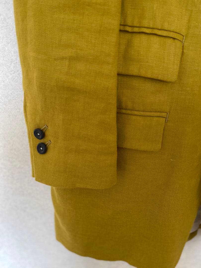 スズキタカユキ suzuki takayuki チェスターコート マスタード 1