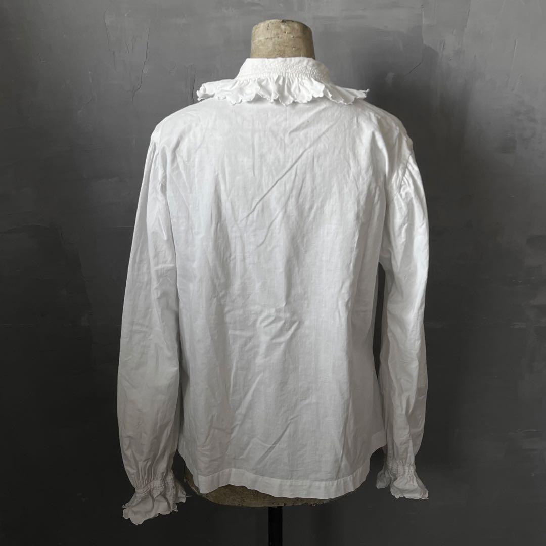 19世紀 france antique フランスアンティーク ブラウス レース