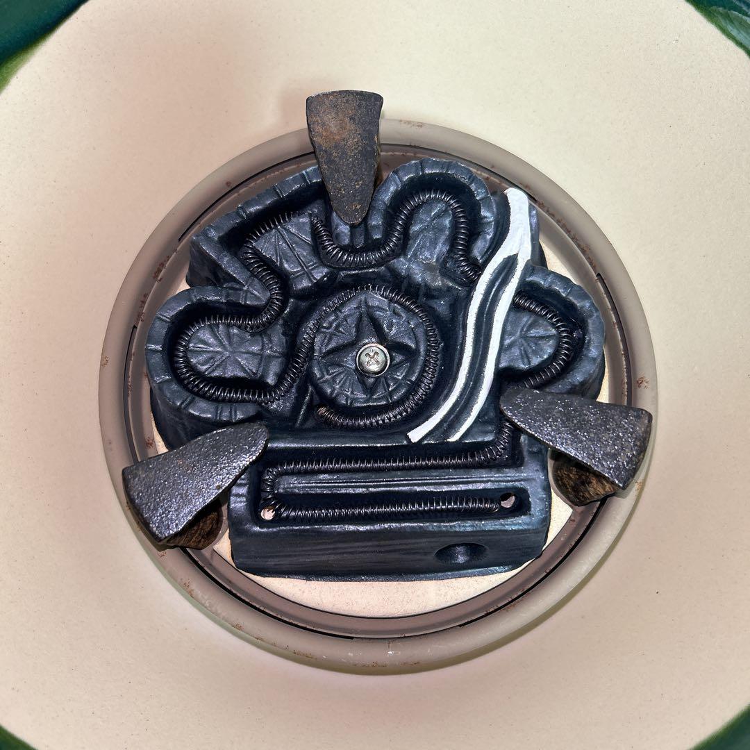 野々田商店 風炉型 電熱器 織部 茶道具