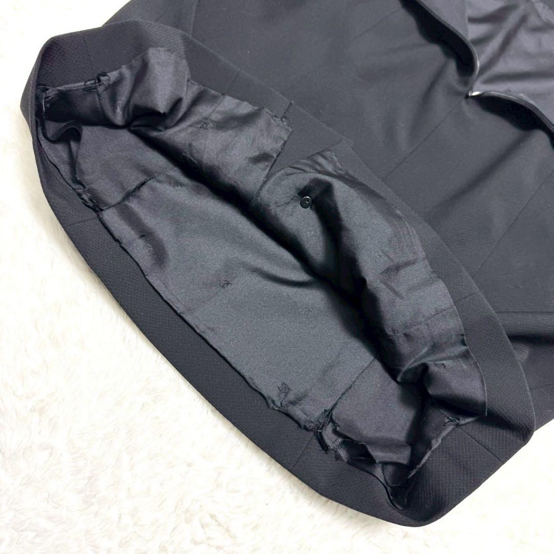 専用　ヴィンテージ シャネル スカート 膝下 ココマークボタン 裏地シルク 黒