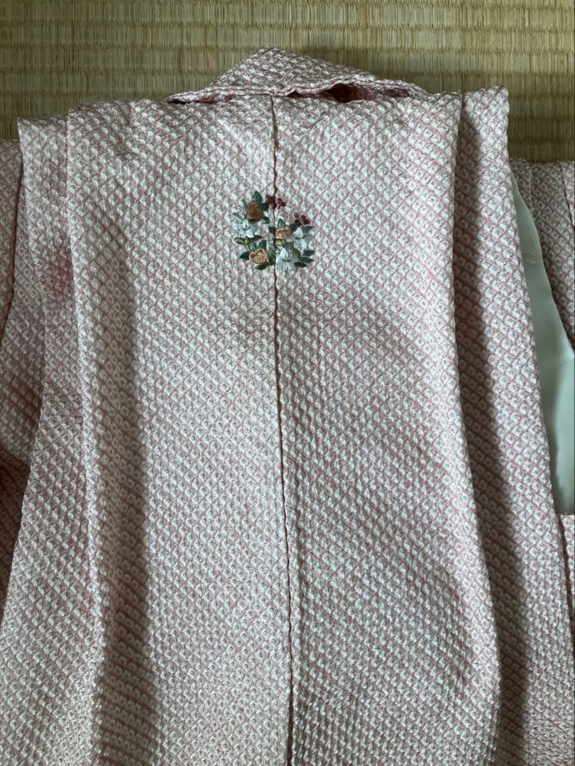 正絹　七五三　三ツ身祝い着　被布