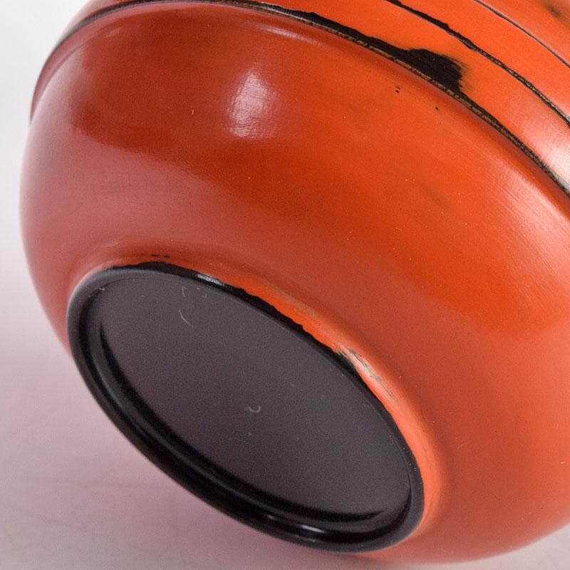 茶道具　根来塗　香合　時代箱　Z　8497