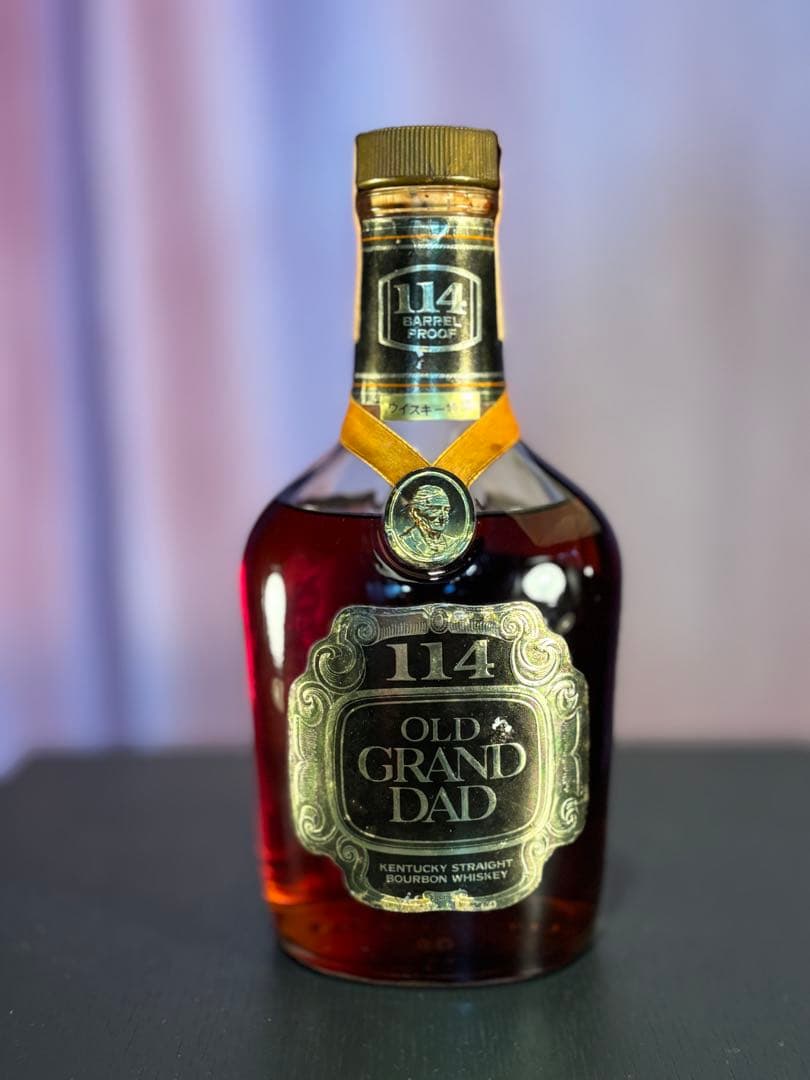 未開栓114 OLD GRAND DAD 114BARRELPROOF 57% Old Grand Dad 114 Barrel Proof Lot Number 1 Kentucky Straight