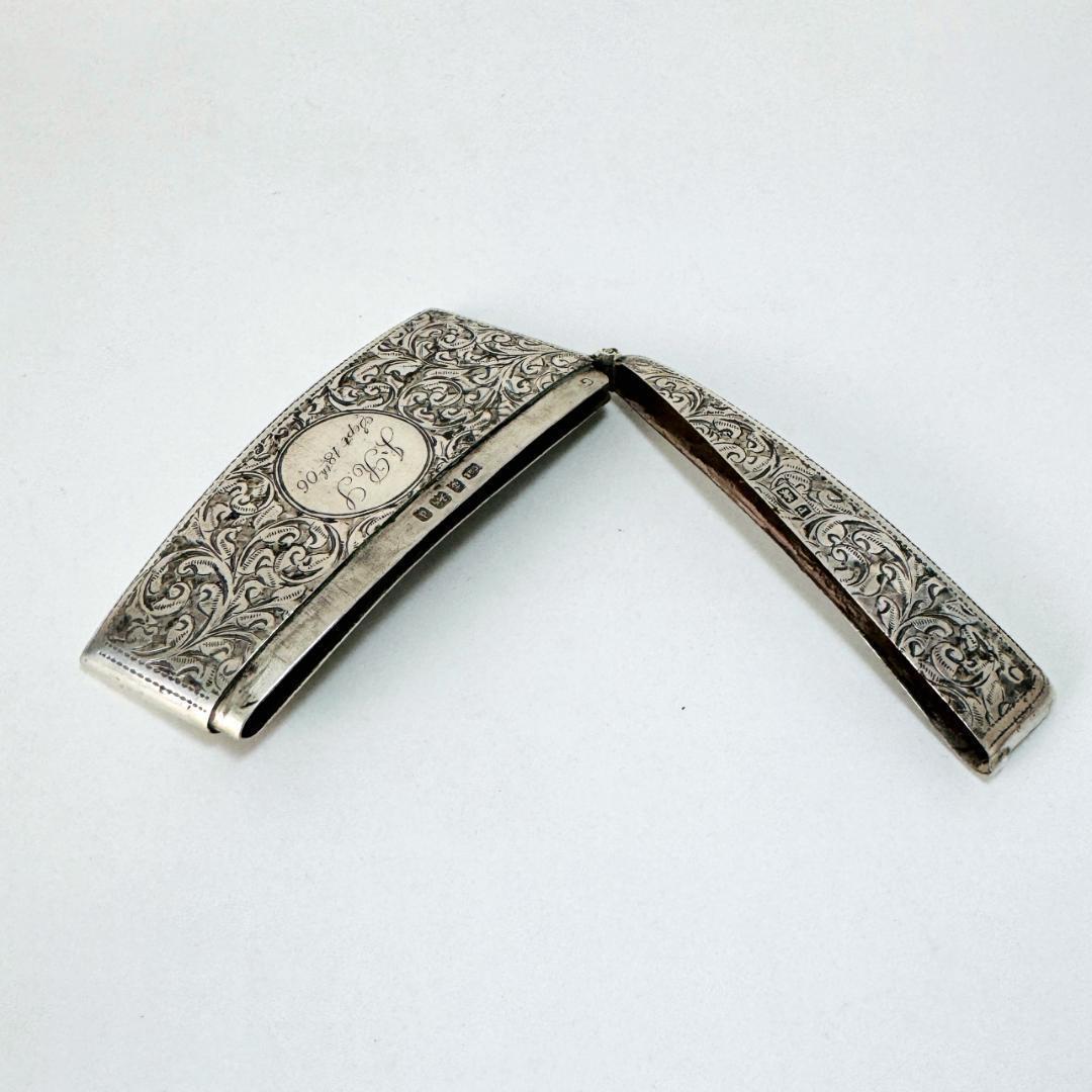 ☆1904年 英国 ☆アンティーク 純銀製 カードケース イギリス 925