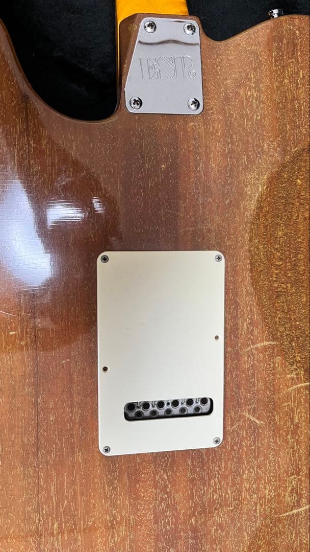 オーダーメイド　エレキギター ナチュラルウッド ハードケース付き