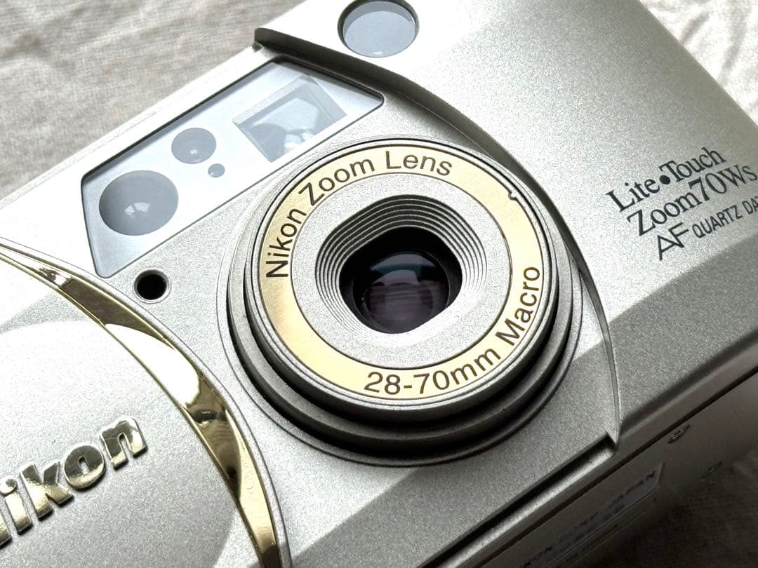 ⌘完動品！ 作例、電池付！ Nikon LiteTouch ZOOM 70Ws⌘