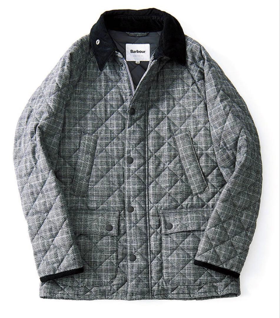 Barbour ships 別注キルティング ウール ビデイル 38 ブラ