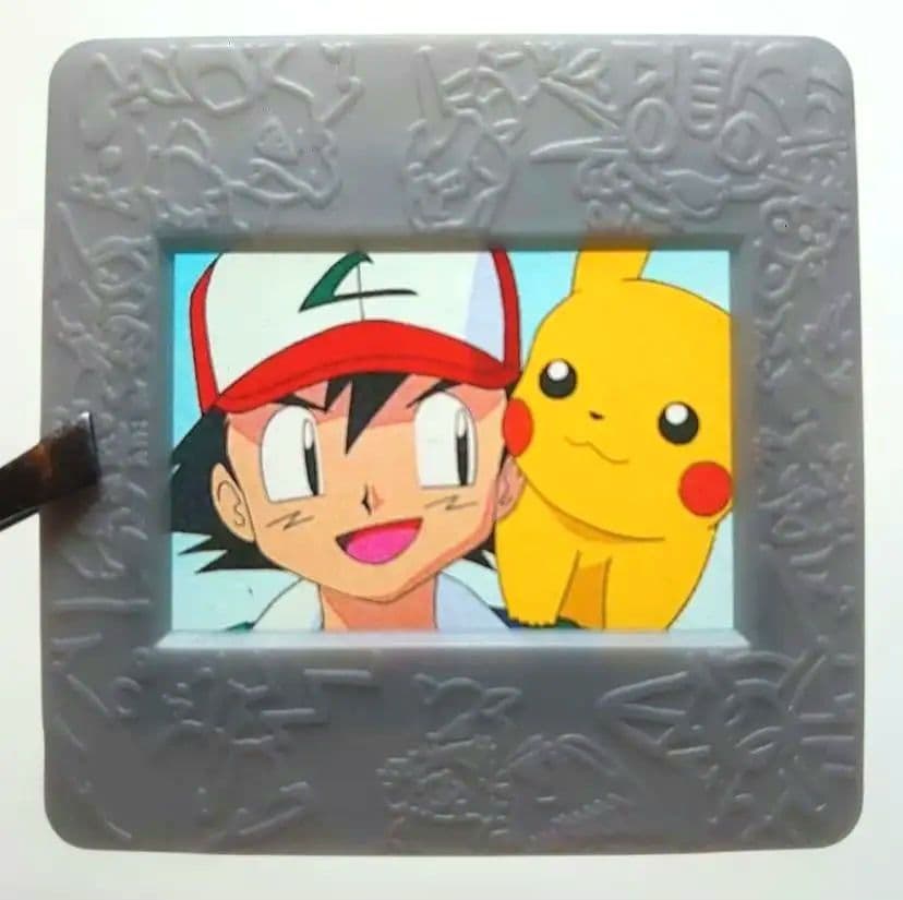 Meiji ポケモン ピクチャーフレーム　ピカチュウ サトシ
