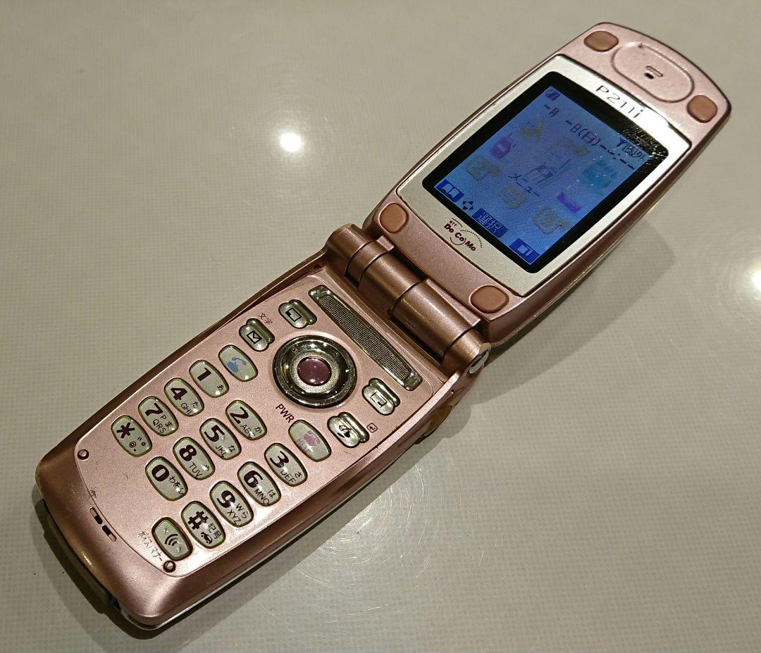レア 美品 ドコモ docomo P211i PINK ピンク ガラケー 携帯 - メルカリ