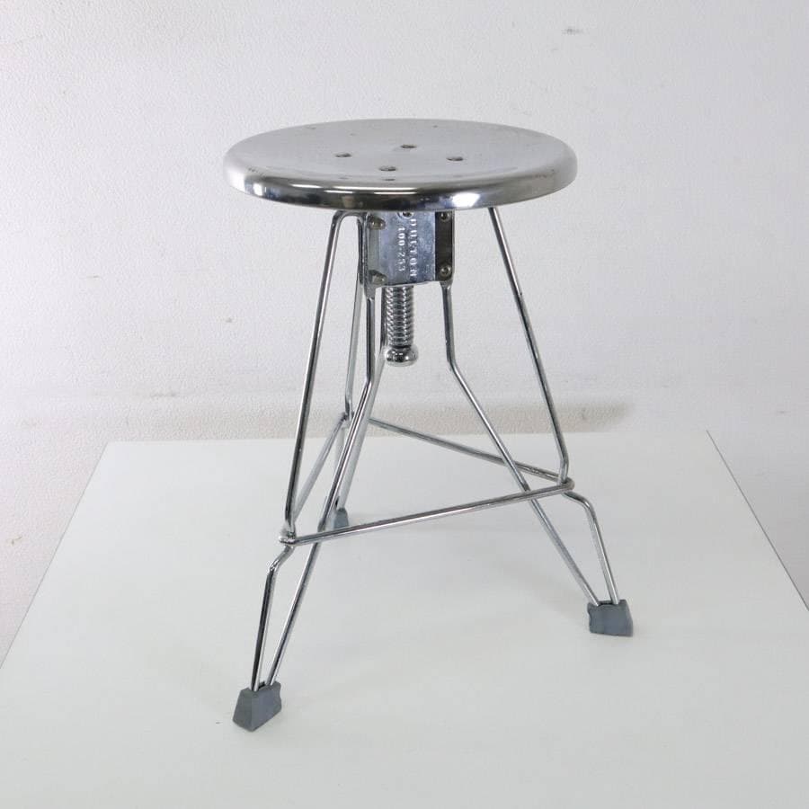ダルトン クリッパー2 昇降式スツール クローム 100-253