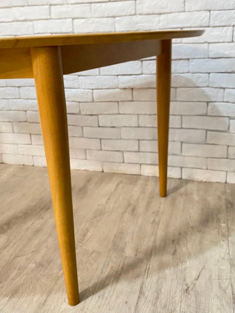 【東京都内23区配送無料】定価8万円　ベルメゾン　半円　ダイニング　テーブル