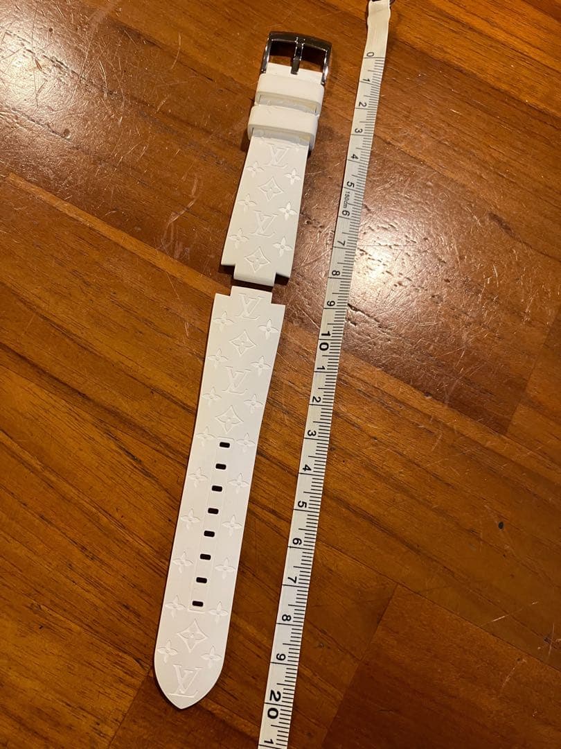 Louis Vuitton タンブール用ラバーベルト 白