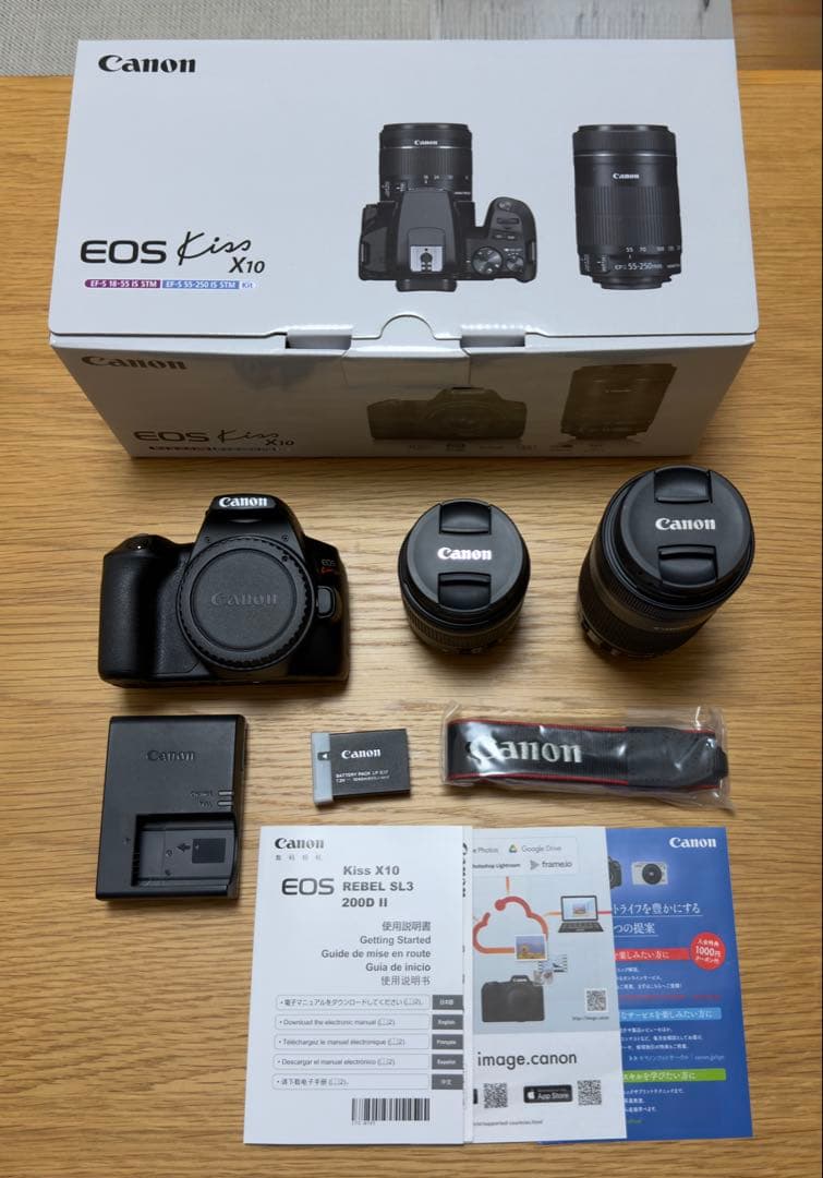 EOS Kiss X10 ダブルズームキット キヤノン（Canon） Canon EOS Kiss X10 ダブルズームキット カメラ