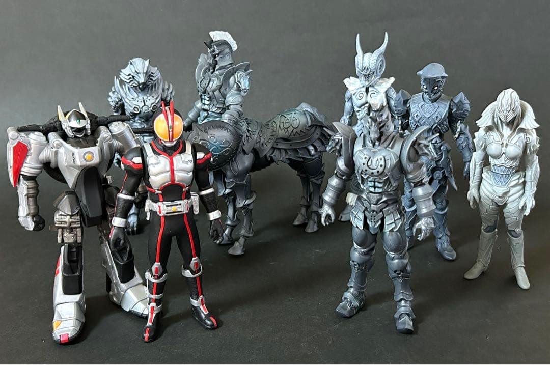 仮面ライダー555 オルフェノク タグ付きソフビ 8体セット 仮面ライダー