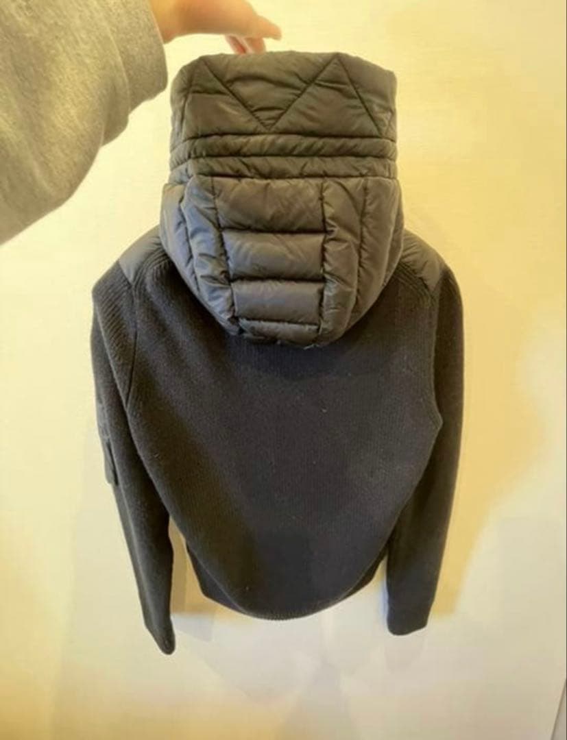 MONCLERニットダウン　黒