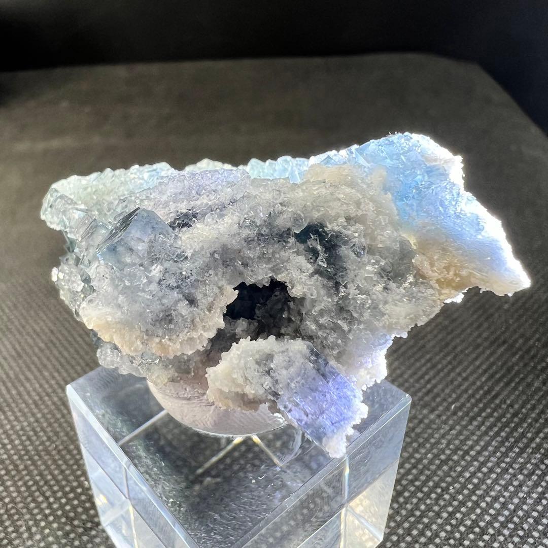 ヤオガンシャン産 「雪の城」「天使像」フローライト シュガーフローライト