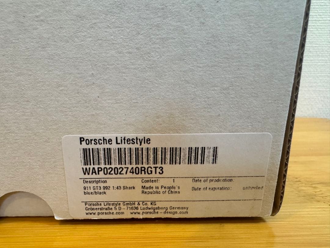 【MINICHAMPS】限定 Porsche 911 GT3 PEC TOKYO