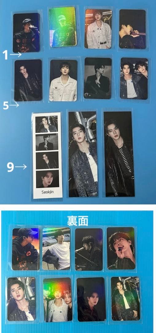 BTS JIN アクリルフォトアルバムキーホルダー（R）