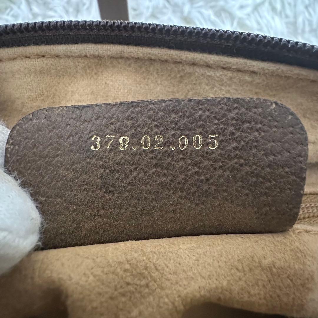 値下げ オールドグッチ GG 総柄 レザー ショルダーバッグ シェリーライン