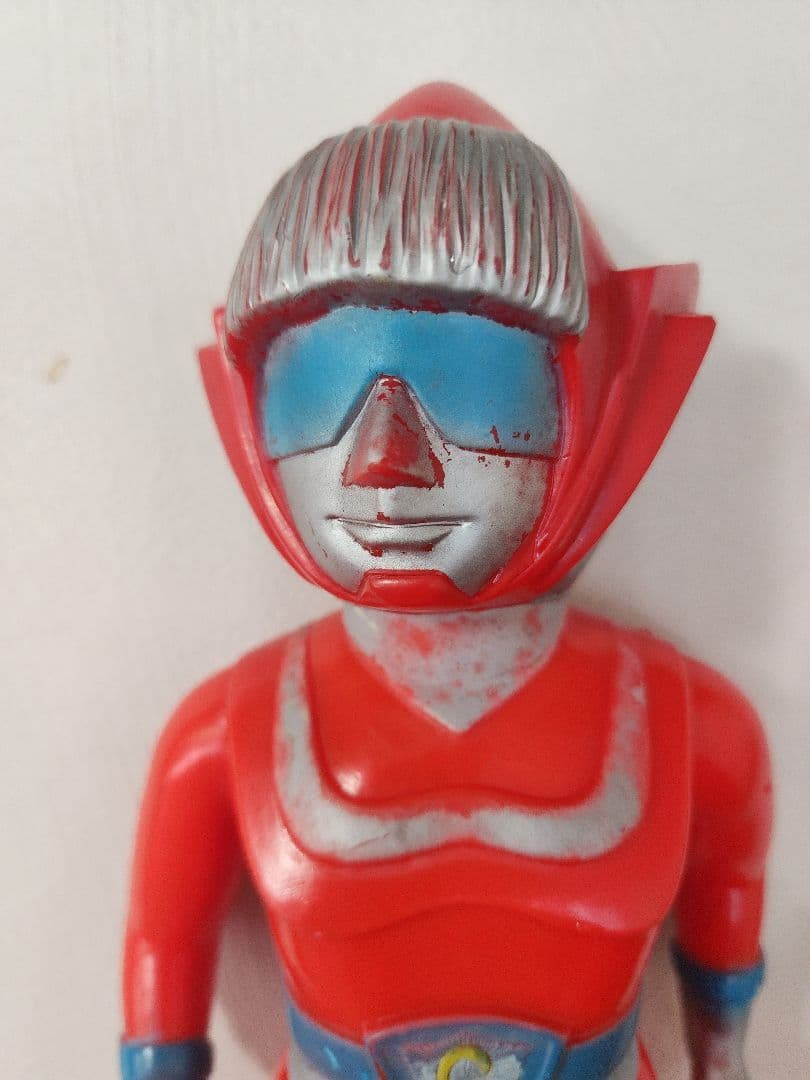 ゴッドマン　ソフビ　ブルマァク　　面取れ　３２センチ　貴重　当時物