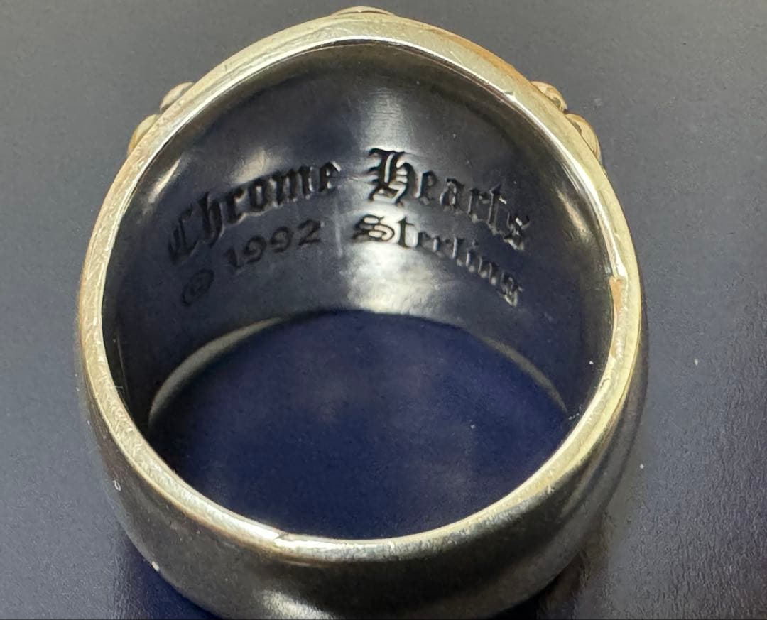 クロムハーツ キーパーリング　23号　シルバー925 天然パヴェ