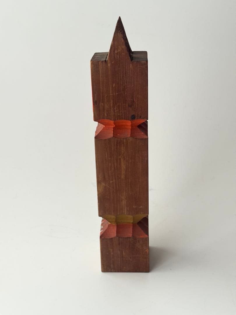 大津絵 鬼の寒念仏 木彫 一刀彫 魔除け こけし 郷土玩具 大 - メルカリ