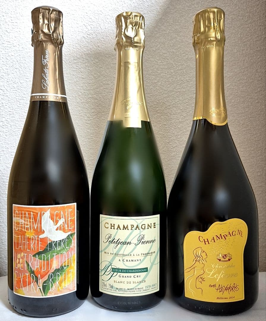 シャンパーニュ 5本セット（ルー・デュモン／ナカダ・パーク 他）
