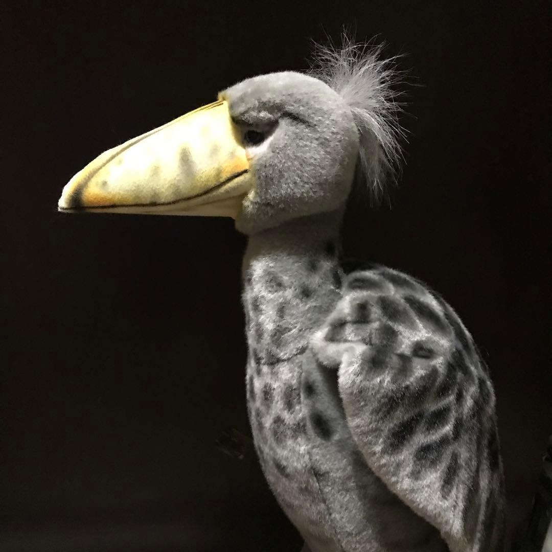 ぬいぐるみ　ハシビロコウ　HANSA 美品❣️