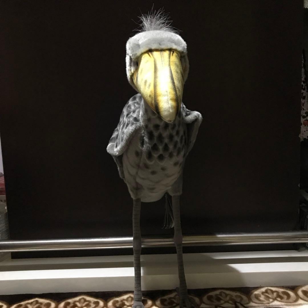 ぬいぐるみ　ハシビロコウ　HANSA 美品❣️