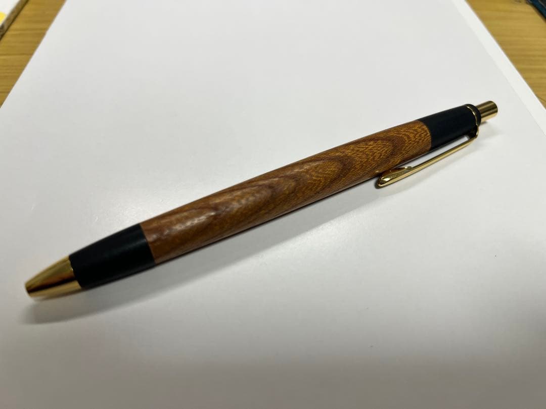 ボナンペン 欅 シャープペンシル 0.5mm 真鍮金具 野原工芸似 文房具