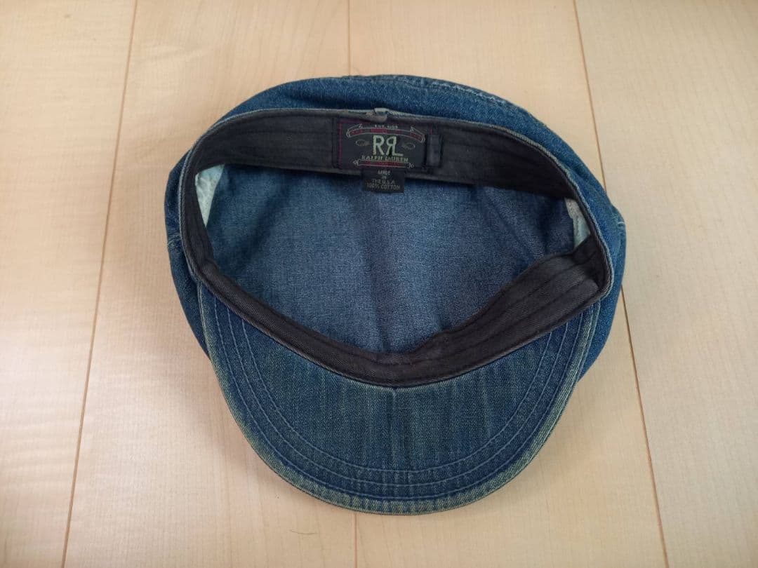 RRL デニム ワークキャップ 三ツ星タグ ジャケット キャップ ベルト