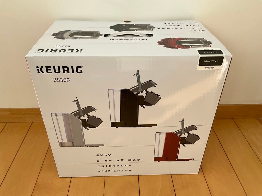 ★ 新品未使用Keurig キューリグ　本体　コーヒーメーカー(ブラック) カプセル型コーヒーメーカー キューリグ KB-01 ブラック | 【公式