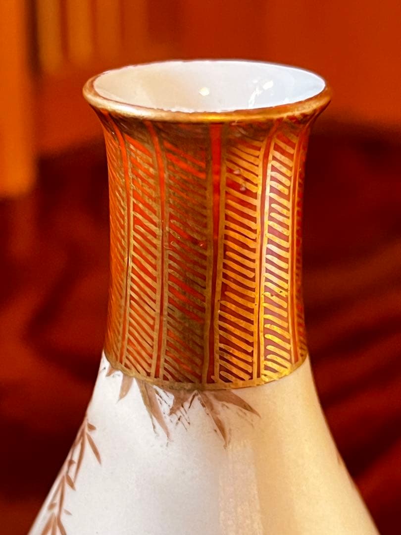 蔵出し 九谷 骨董 アンティーク 一輪挿 インテリア小物