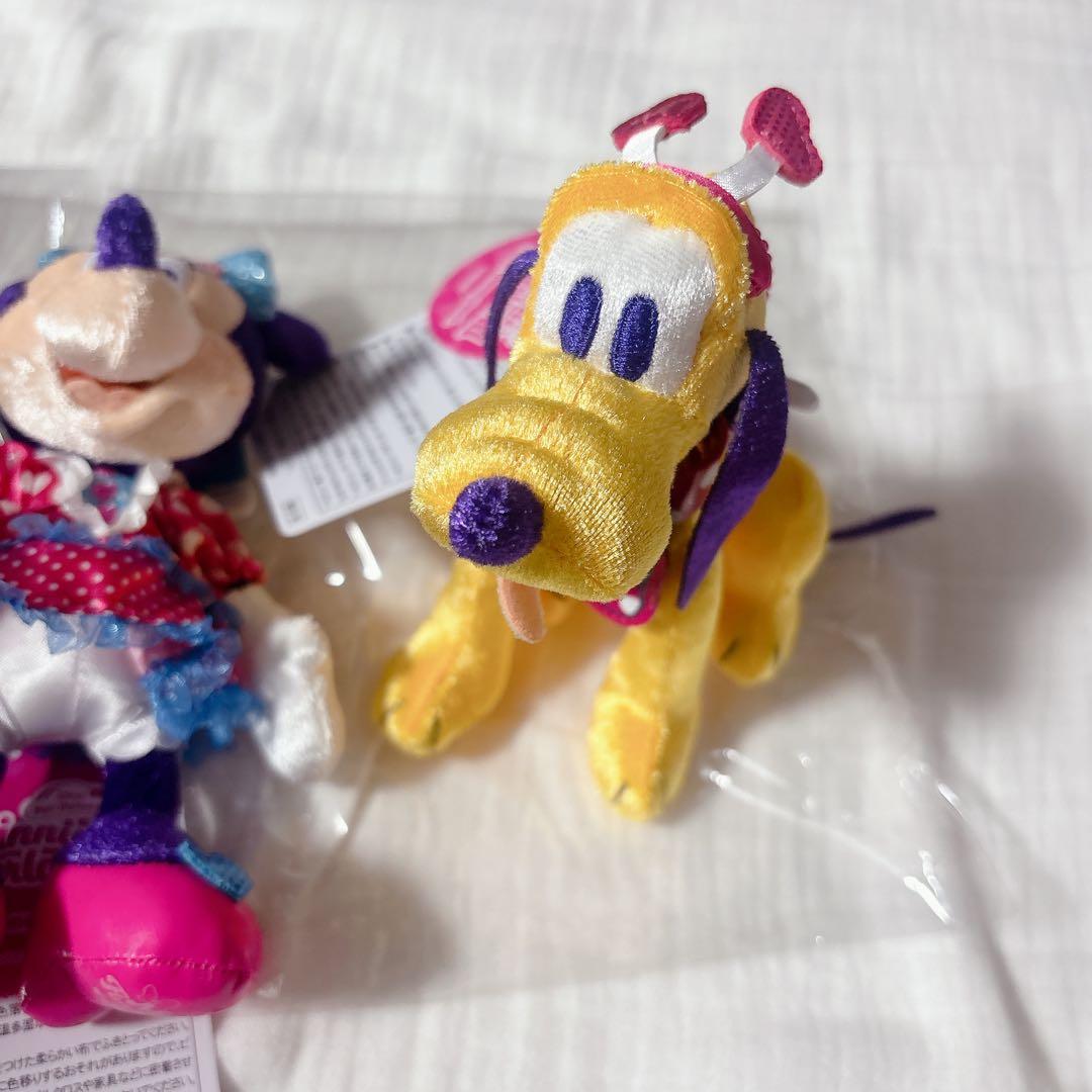 ミニー パルパルーザ ぬいぐるみバッジ ミッキー プルート