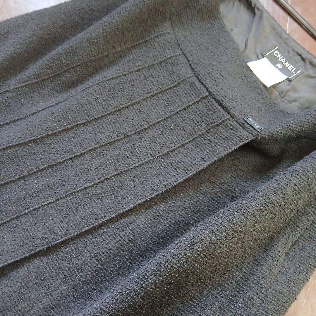 CHANEL シャネル　パイル生地 タイトスカート ツイード　42