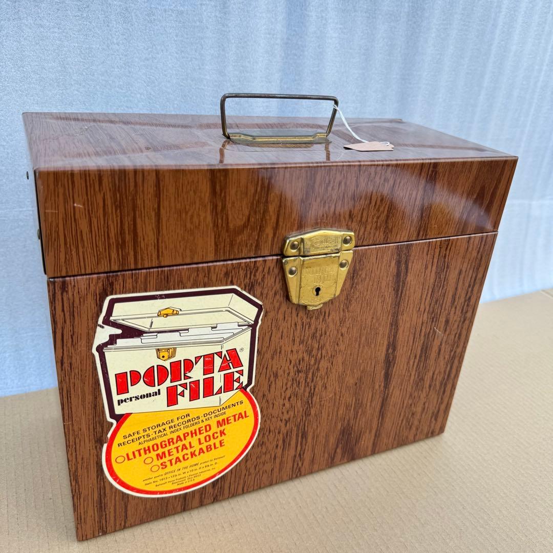 USA ヴィンテージ Porta File Box