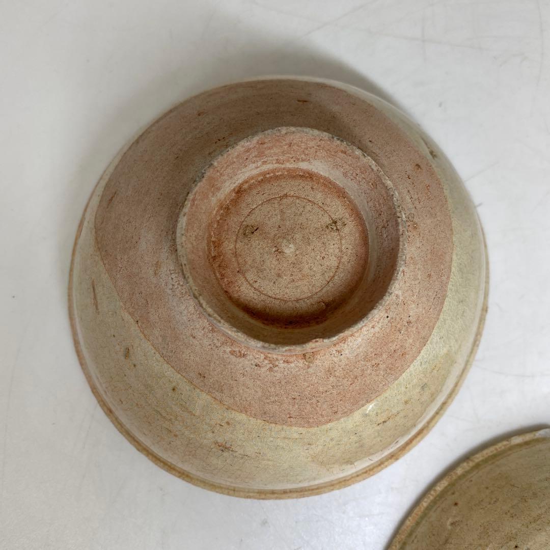 古代　中国　鉢2点　幅約14.1/14.5㎝　東さ7-0616②