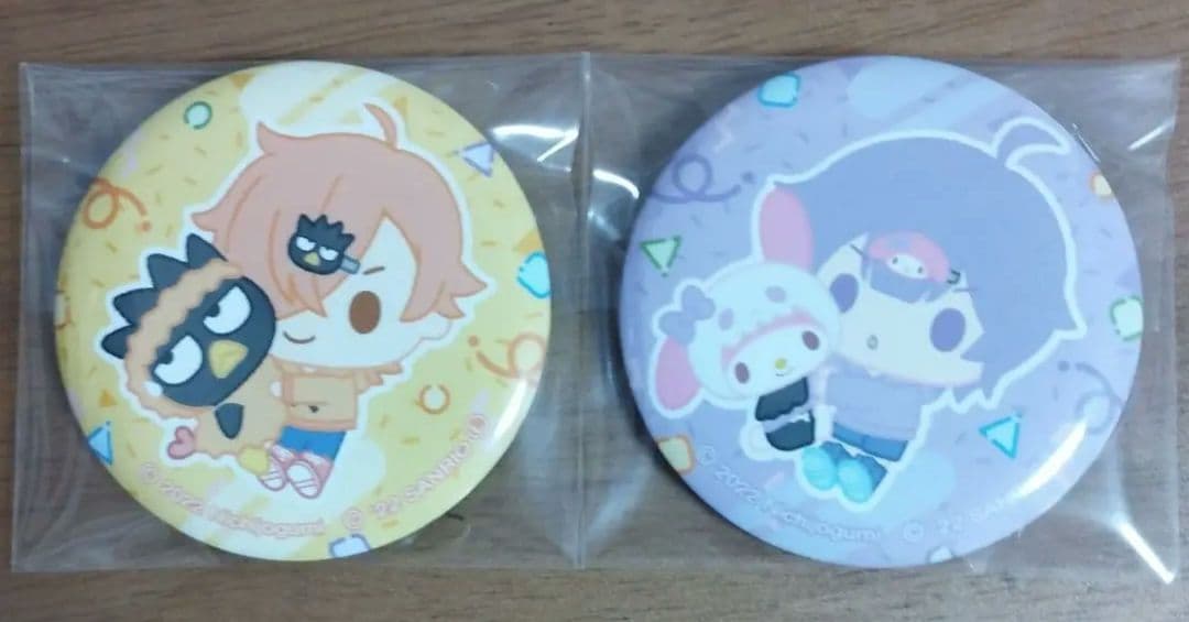 日常組 ぺいんと サンリオ 缶バッジ